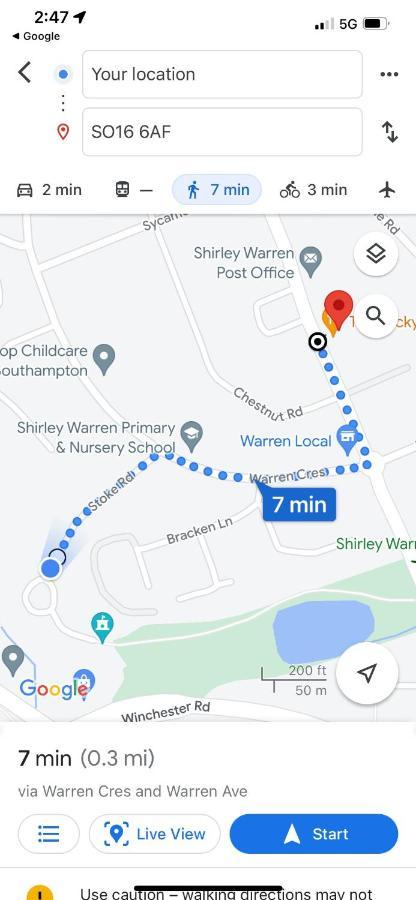 Shirley House 2, Self Catering Guest House, Self Check In, Smart Locks, 10 Min Walk To Southampton General, Aspire And Princess Anne Hospitals, Access To Fully Equipped Kitchen, Excellent Transport Links, Ideal For Longer Stays And Hospital Shifts Exterior foto